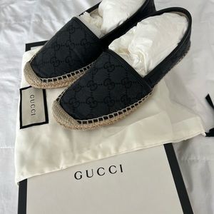 Black Gucci Espadrilles size 35.5